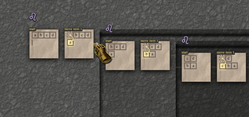screenshot from Droste’s Lair